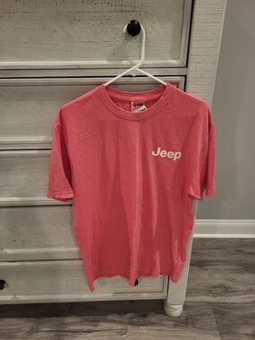 Jeep Coral Pink Short-Sleeve Logo Tee